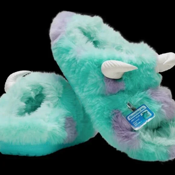 Crocs Monsters, Inc. Sulley Classic Cozzzy Sandal - Picture 1 of 4